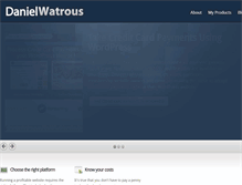 Tablet Screenshot of danielwatrous.com